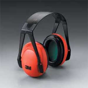 3M 1435 GEN PURPOSE EAR MUFF, LIGHTWEIGHT EAR CUP WITH COMFORTABLE HEADBAND, 23DB NRR Image